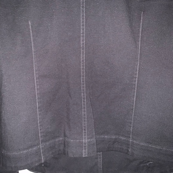 Eileen Fischer Button Up Blazer, PS Charcoal Grey - Picture 15 of 15